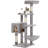 Indoor Cat Tree With Hammock, 2 Perches, Scratching Posts & Large Condo