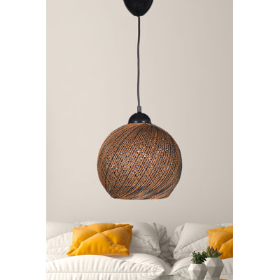 Luminaire suspendu sphère 1 lumière