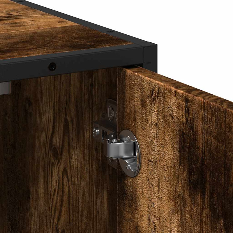 Amyri Bathroom Cabinet, Smoked Oak