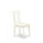 3 Piece Dining Set Contains a Round Dining Table with Pedestal and 2 Linen Fabric Kitchen Room Chairs, Linen White-748710716-682170271-700968730
