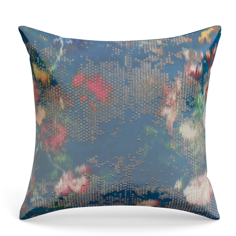 Ibiza Square Pillow Cover & Insert, Navy