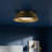 15-Inch Brass Led Ceiling Light With 5 Color Temperatures, Featuring An Etched White Glass Diffuser Design Suitable For Indoor Use.-781135378-781135376