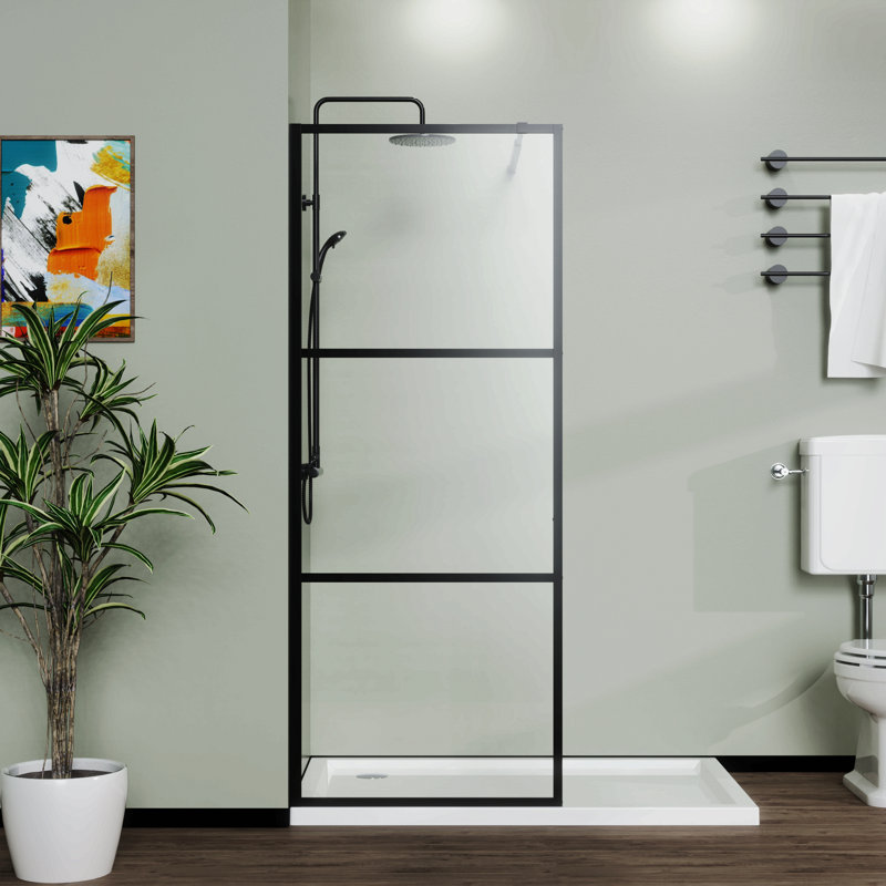 Paroi de douche sans rendez-vous Wet-Room Black