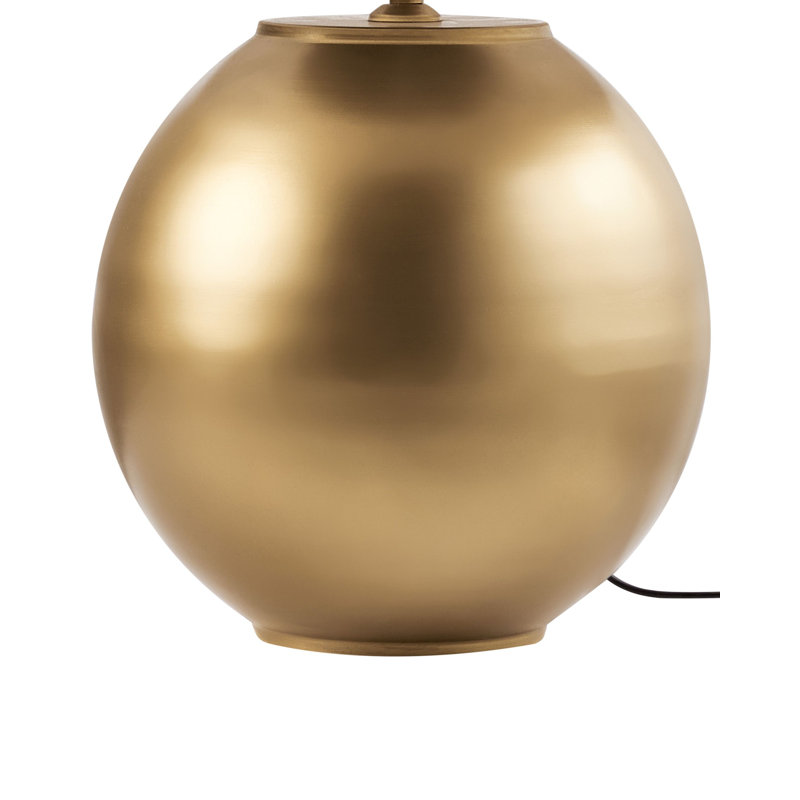 Iron Table Lamp, Gold, Beige