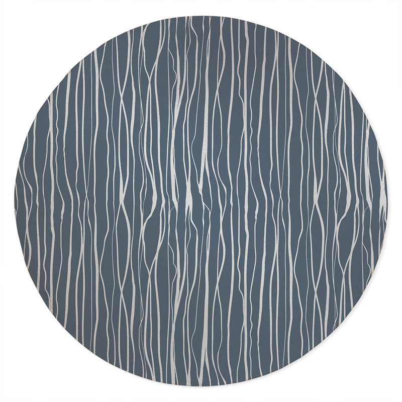 Legions Non-Slip Outdoor Rug, Round 5'