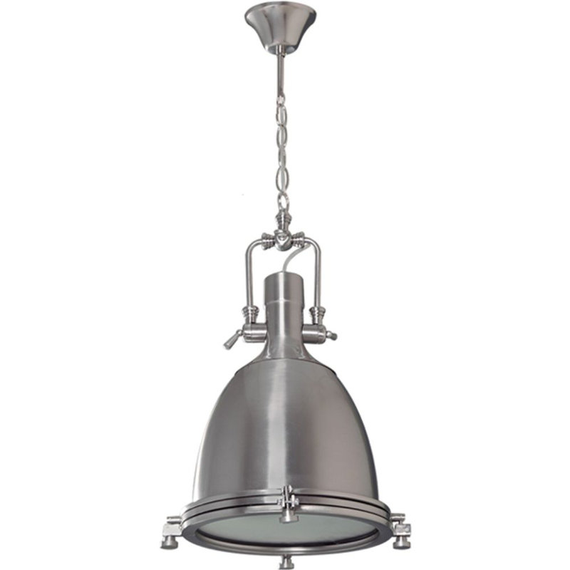 Sadie 1 - Light Nickel Single Pendant