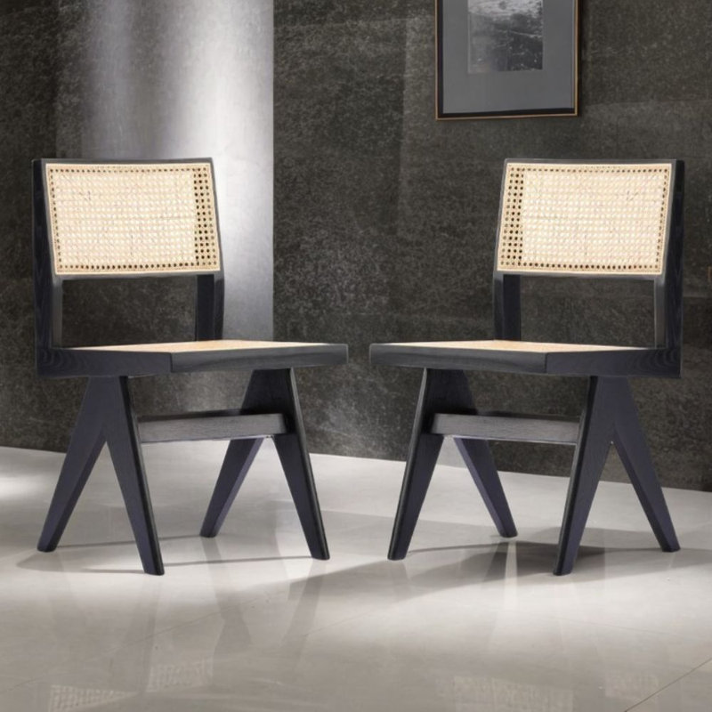 Chaise parsons Dasi, Noir
