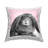 Housse et insert de coussin décoratif carré en polyester pour l'intérieur et l'extérieur