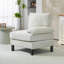 Modular Sectional Sofa With Cream Fabric