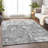 Premium Machine Washable Prisco Gray Rug-112171185