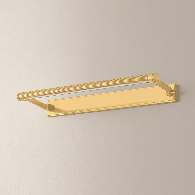 Lampe pour tableau Duell, Doré, H 2,75 po x l 24 po x P 24 po