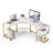 L-Shaped Metal Base Computer Desk-965506815-965506807