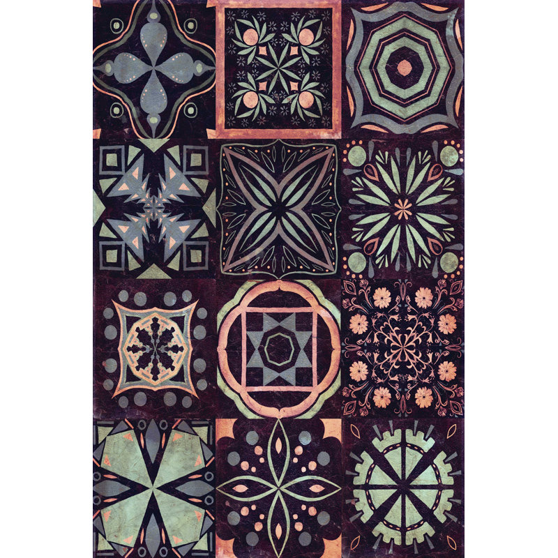 Tuile de kaléidoscope II, H 18 po x l 12 po