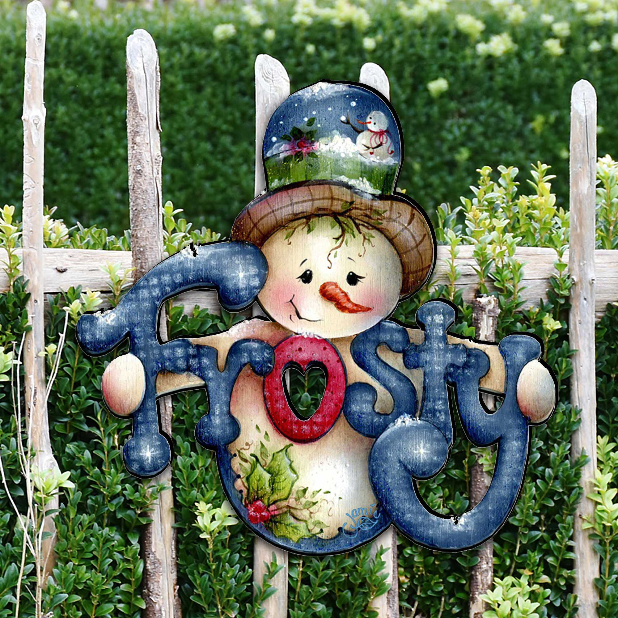 The Holiday Aisle® Frosty Diminutive Wall Decor | Wayfair