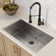 Kraus 32-in Standart Pro Kitchen Sink Combo Set with Bolden™ Kitchen Faucet and Soap Dispenser