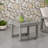 Square Acacia Outdoor Side Table , 20'' in. W 20'' in. D-865511334