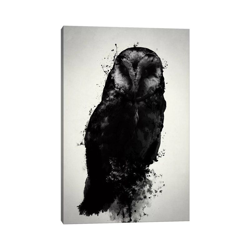 The Owl by Nicklas Gustafsson - Wrapped Canvas Painting, 101.6 cm H x 66.04 cm W x 1.91 cm D