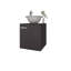 Meuble-lavabo avec lavabo intégré Wengé Pirtleville-575236903