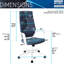 Fauteuil de direction moderne Coghill-1898697724