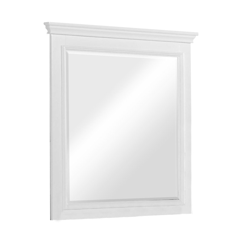 Miroir de commode Dansby, Blanc