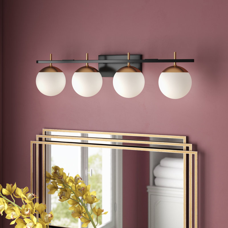 Éclairage pour meuble-lavabo à intensité variable à 4 lumières