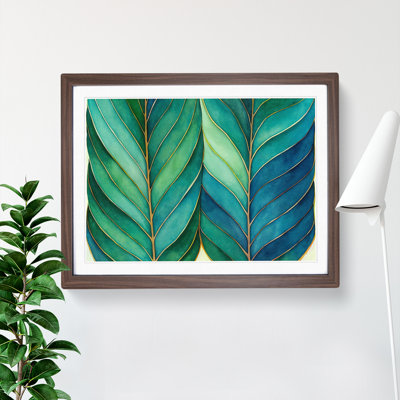 Explosive Leaf - Single Picture Frame Print