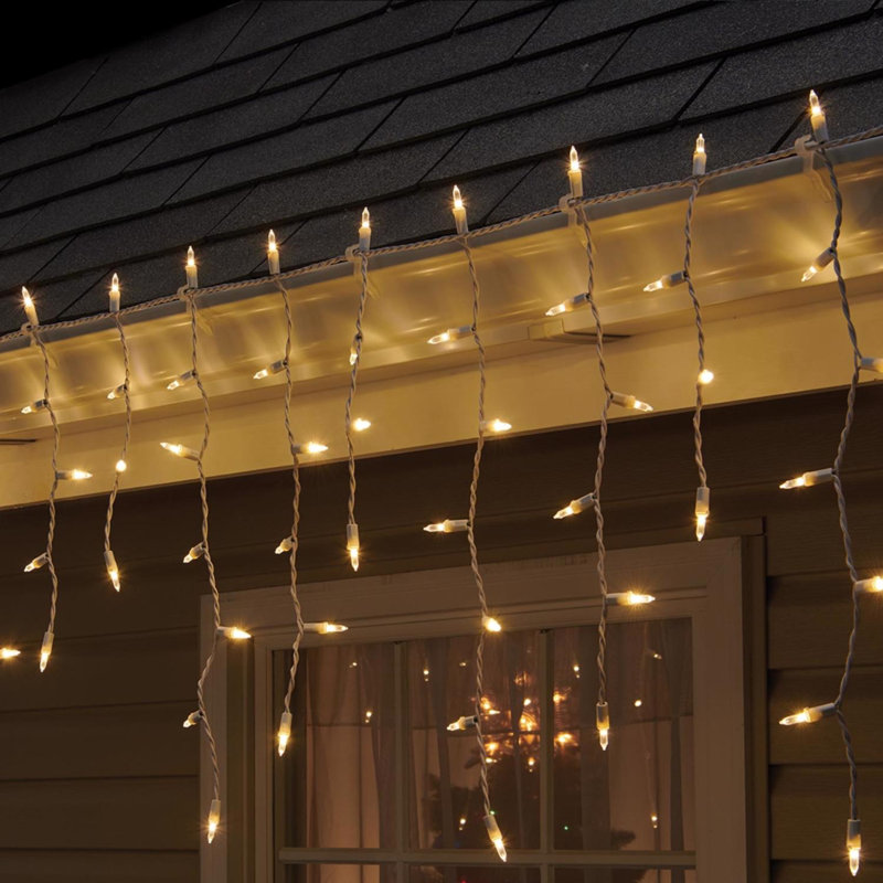 Icicle Lights, Clear White