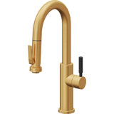 Corsano Contemporary Pull Down Prep/Bar Faucet with Squeeze Sprayer and BST Series Handle