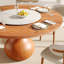 Round Solid Wood Otelia Otelia With Lazy Susan Mid-Century Modern For 4/6/8/10-1516261696