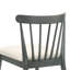 Chaises de salle à manger pliantes grises et rustiques grises, structure en bois massif, sièges confortables, installation rapide pour la structure extérieure en bois et assemblage facile-119001092