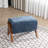 Kyajah Solid Wood Chenille Upholstered Ottoman-1793331648