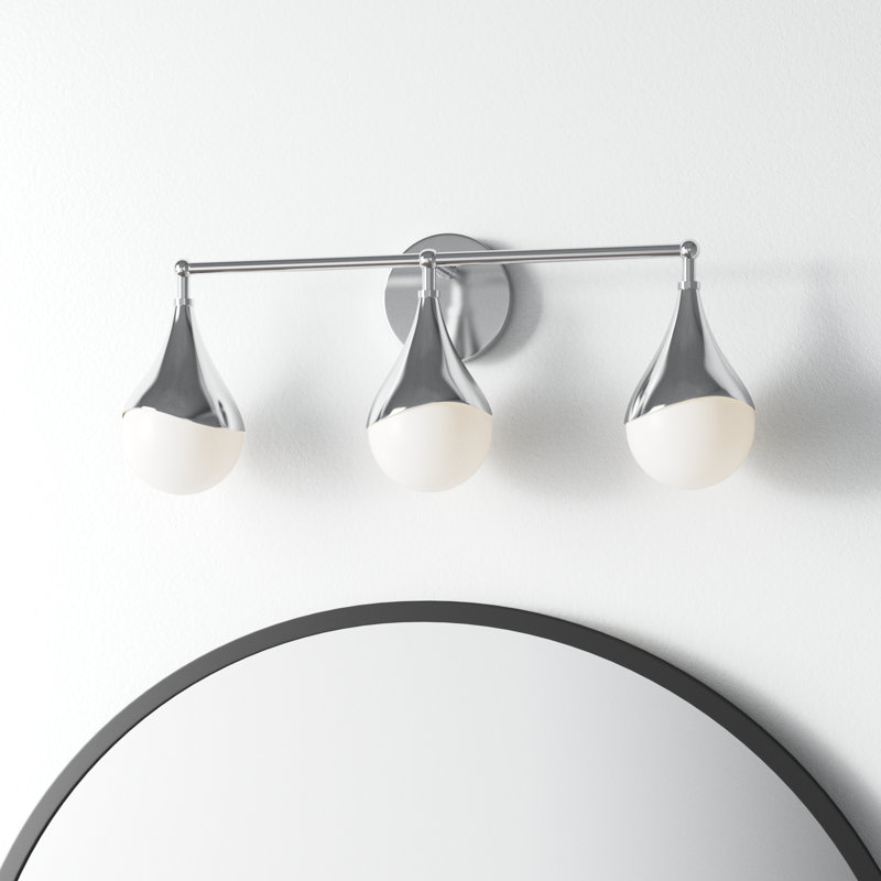 Algiers 3 - Light Dimmable Vanity Light, Polished Nickel
