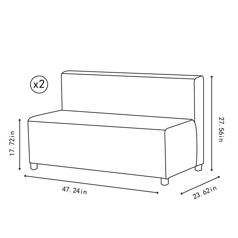 Milous Faux Leather Upholstered Storage Bench