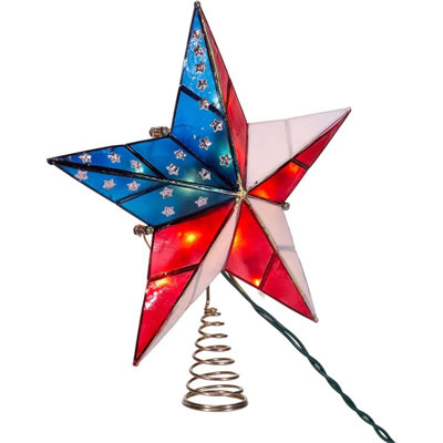 9.84'' Shell / Capiz Not Flowers Lighted Tree Topper