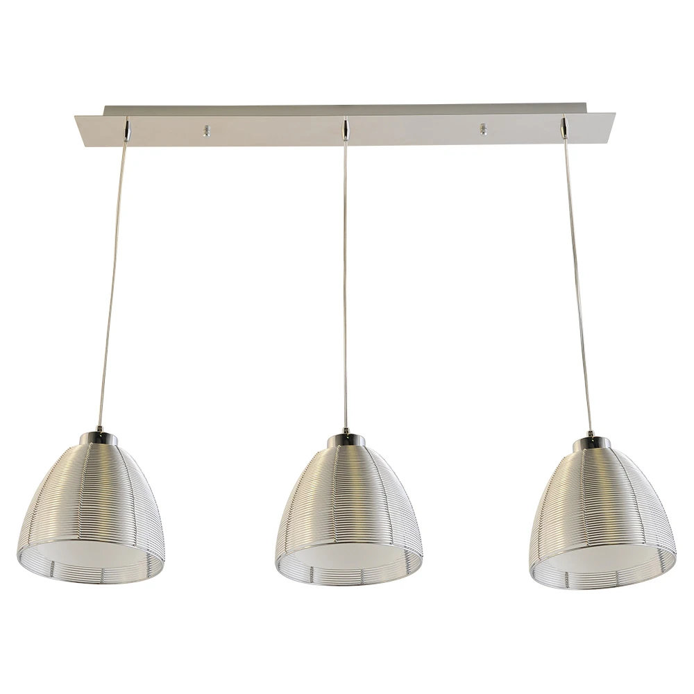 Glendarious 3 - Light Kitchen Island Dome Pendant