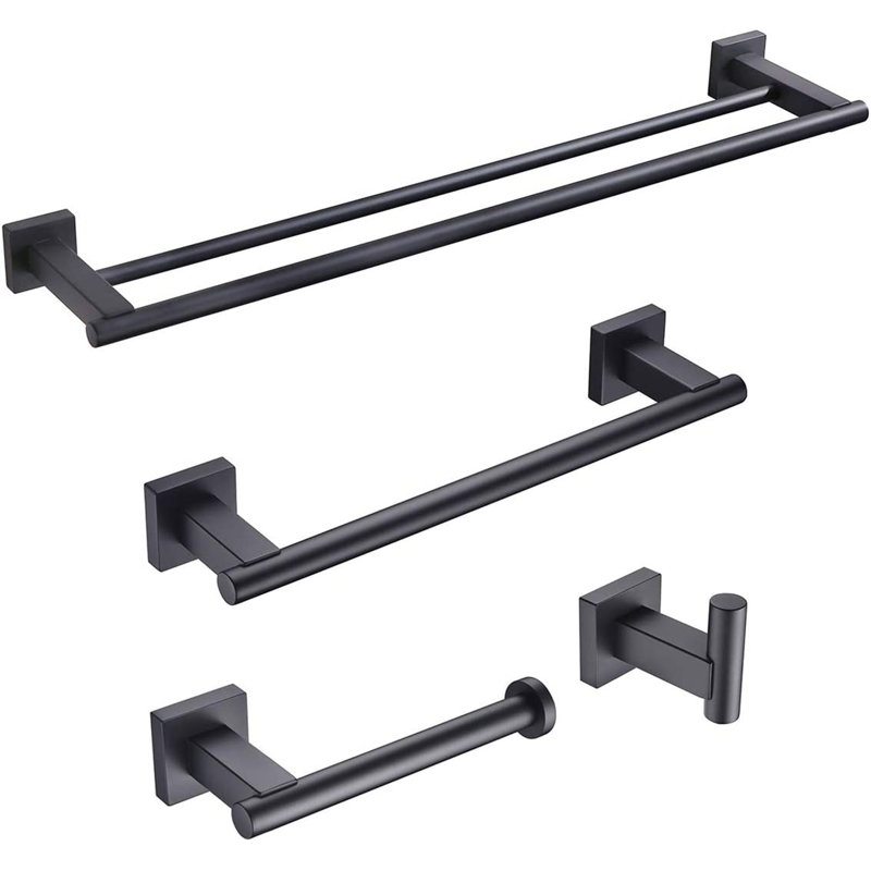 4 - Piece Bathroom Hardware Set
