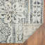 Tapis floral bleu / gris intérieur / extérieur Floral-57385719