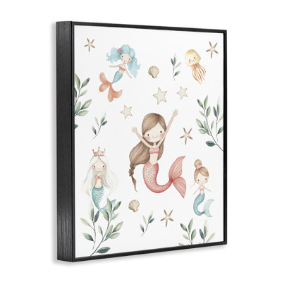 «Underwater Mermaids Adventures», estampe numérique, design par Christine Simpson Art