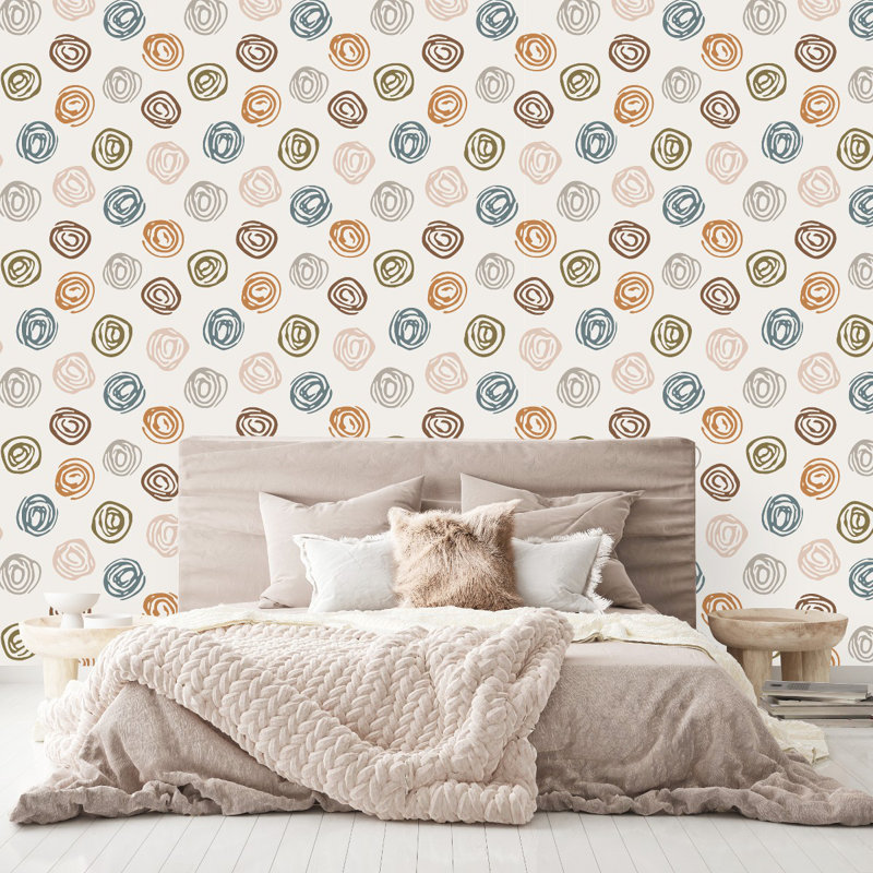 Huntsinger Polka Dots Tile, 2.08' W x 10.42' L