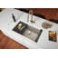 Ruvati Hex Bottom Workstation Scratch Resistant Embossed Kitchen Sink Stainless Steel-250662722