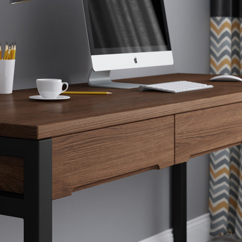 Bureau à domicile avec tiroirs, 29.52" H x 62.99" W x 23.62" D