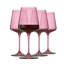 Vin rouge 19 oz Sidney, ensemble de 4, rosé-121357972
