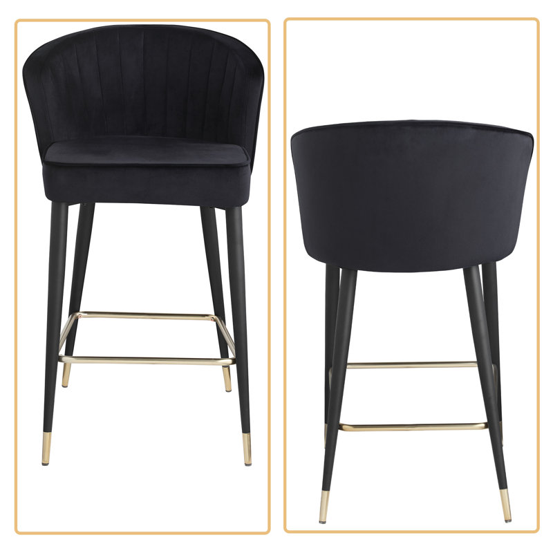 Tabouret 27,21 po, Noir