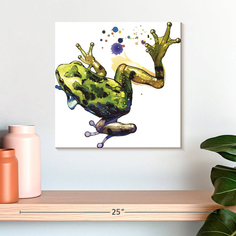 Brampt Frog Colour Splash, 16'' H x 16'' W