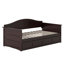 Lit de jour simple en bois massif avec tiroirs de rangement Anakaren-88346079