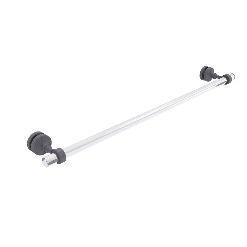 Porte de douche 5,2 "pour porte de douche en verre Jarrell, Gris mat
