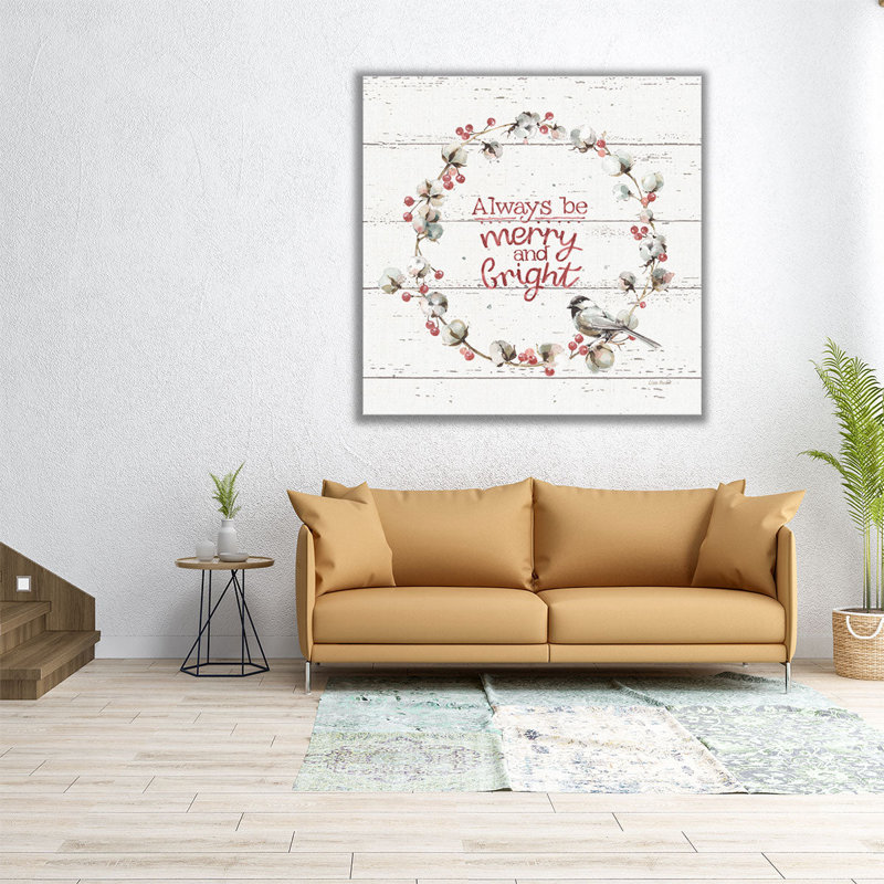 A Christmas Weekend V - reproduction d'art sur toile, H 30 po x l 30 po
