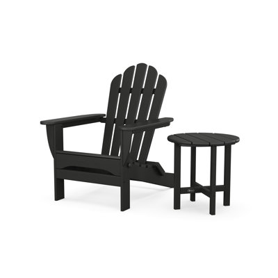 Monterey Bay Folding Adirondack Chair with Side Table