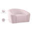 Fauteuil demi-tonneau en velours Alaw-1910994068