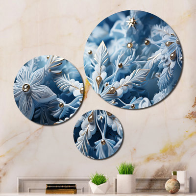 Abstract Wall Decor on Metal